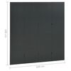 vidaXL 4-Panel Room Dividers 2 pcs Anthracite 160x180 cm Steel