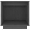vidaXL Bedside Cabinets 2 pcs Grey 40x30x40 cm Solid Wood Pine