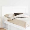 vidaXL Headboard with Headboard White 140 cm Engineered Wood