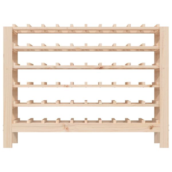 vidaXL Wine Rack 109.5x30x82 cm Solid Wood Pine
