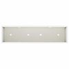 vidaXL Raised Garden Planter White 100 x 26 x 82 cm Steel
