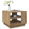 vidaXL Coffee Table Artisan Oak 55x55x42 cm Engineered Wood