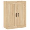 vidaXL Wall Mounted Cabinets 2 pcs Sonoma Oak Engineered Wood