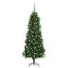 vidaXL Christmas Tree | Green | PE, Steel, Plastic | 240 cm | Decorative Inlays