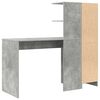vidaXL Desk 2 pcs Concrete Grey