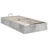 vidaXL Ottoman Bed Frame Concrete Grey 90 x 200 cm Engineered Wood