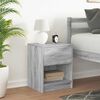 vidaXL Bedside Cabinet with Drawer Grey Sonoma 40x34x50 cm