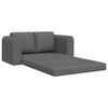 vidaXL Folding Sofa Bed Dark Grey 148 x 71 x 83 cm Fabric