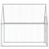 vidaXL Chicken Cage Silver 200x100x190 cm Galvanised Steel