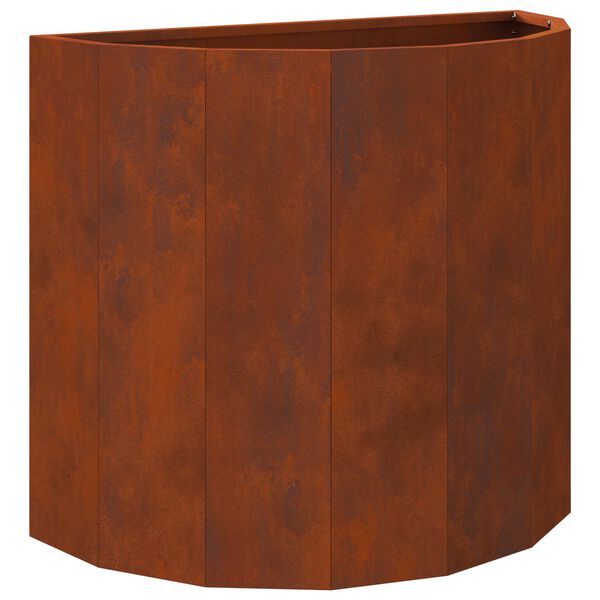vidaXL Planter Rusty 60 x 30 x 50 cm Weathering Steel