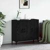 vidaXL Sideboard Black Oak 90 x 34 x 80 cm Engineered Wood