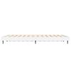 vidaXL Bed Frame without Mattress White 140x190 cm Engineered Wood