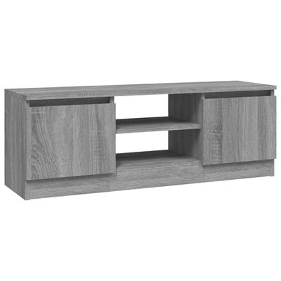 vidaXL TV Cabinet with Door Grey Sonoma 102x30x36 cm