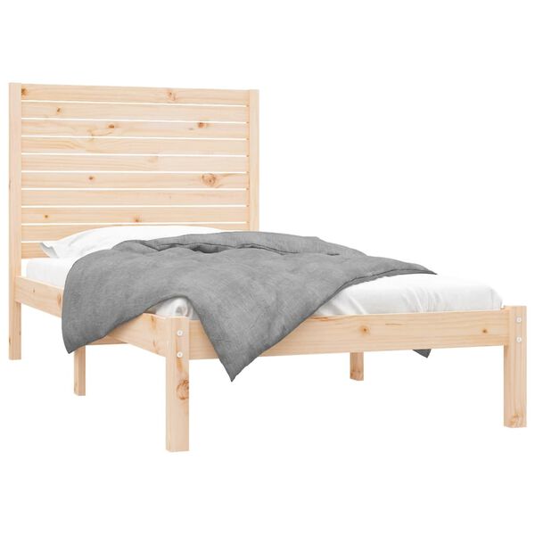 vidaXL Bed Frame without Mattress 100x200 cm Solid Wood