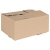 vidaXL Folding Box 50 pcs Natural 30 x 21.5 x 14 cm Cardboard
