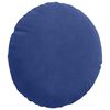 vidaXL Seat Cushions 2 pcs Police Blue Ø 30 x 13 cm Velvet