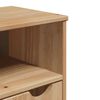 vidaXL Bathroom Cabinet OTTA 35x30x90 cm Solid Wood Pine