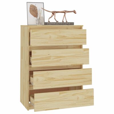 vidaXL Side Cabinet 60x36x84 cm Solid Pinewood