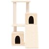 vidaXL Cat Tree with Sisal Scratching Posts Cream 82 cm