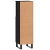 vidaXL Bathroom Cabinet Black 30x30x100 cm Engineered Wood