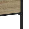 vidaXL Bed Frame without Mattress Sonoma Oak 140x200 cm Engineered Wood