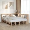 vidaXL Bookcase Bed without Mattress 150x200cm Solid Wood Pine