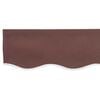 vidaXL Awning Replacement Fabric Brown 380 x 195 cm Polyester