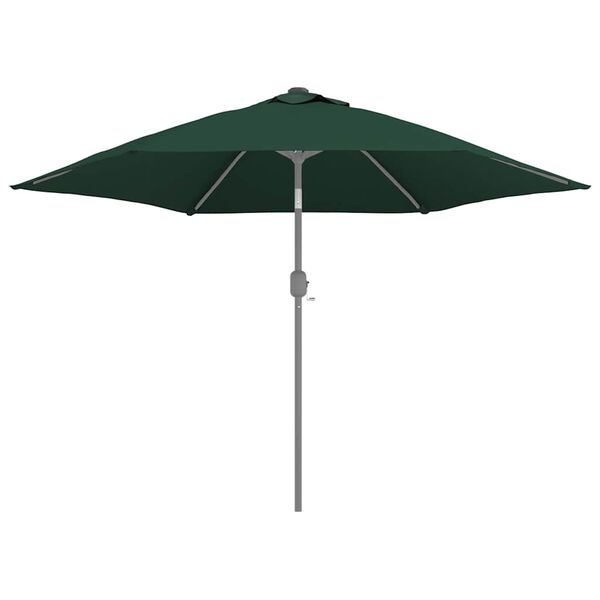 vidaXL Replacement Fabric for Outdoor Parasol Green 300 cm