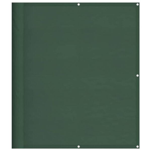 vidaXL Balcony Screen Dark Green 120x1000 cm 100% Polyester Oxford