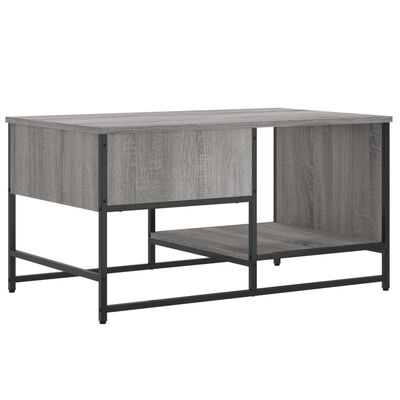 vidaXL Coffee Table Grey Sonoma 85.5x51x45 cm Engineered Wood