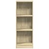 vidaXL Bookcase Sonoma Oak 40x24x109 cm Engineered Wood