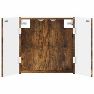 vidaXL Dartboard Cabinet ARNHEM Smoked Oak 52.5 x 10.5 x 53.5 cm