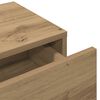 vidaXL Wall Shelf with Drawers Artisian Oak 100x36x19 cm Engineered Wood