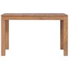 vidaXL Dining Table Solid Teak Wood with Natural Finish 120x60x76 cm
