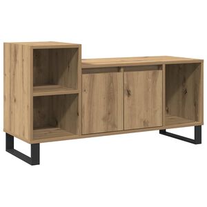 vidaXL TV Cabinet Artisan Oak 100x35x55 cm Engineered Wood