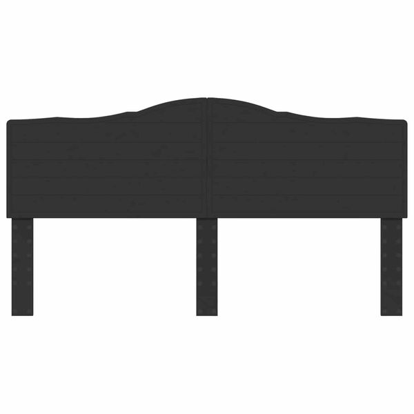 vidaXL Headboard Black Oak 200 cm Engineered wood