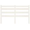 vidaXL Bed Headboard White 206x4x100 cm Solid Wood Pine