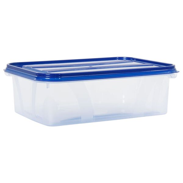 vidaXL Food Storage Containers with Lids 10 pcs PP