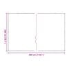 vidaXL Clear Tarpaulin with Eyelets 2x3 m PVC