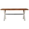 vidaXL Dining Table Solid Wood 180x90x76 cm