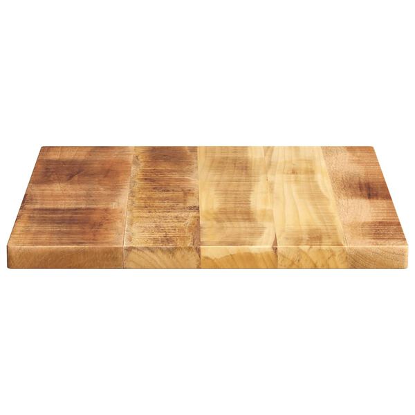 vidaXL Table Top 60x50x2.5 cm Rectangular Solid Wood Rough Mango