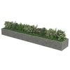 vidaXL Gabion Raised Bed Galvanised Steel 540x90x50 cm