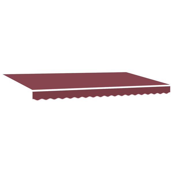 vidaXL Awning Replacement Fabric Burgundy 400 x 200 cm Canvas