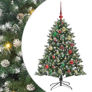 vidaXL Artificial Christmas Tree with 150 LEDs with Stand Green 120 cm
