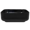 vidaXL Basin Ceramic Square Black 38x38x13.5 cm