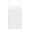 vidaXL Paper Bags 50 pcs with Handles White 32x17x25 cm