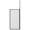 vidaXL Shower Screen Folding Other Black 120 x 70 X 137 cm Aluminium