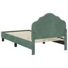 vidaXL Children's Bed Frame with Headboard Sea Green 80 x 160 cm