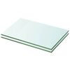 vidaXL Shelves 2 pcs Panel Glass Clear 20x25 cm