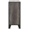 vidaXL Storage Cabinet Grey 72x36x82 cm Metal and MDF
